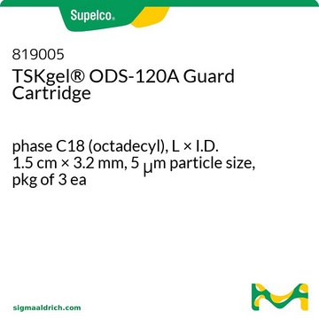 TSK-GEL&#174; 反相 HPLC 凝胶保护柱柱芯 phase C18 (octadecyl), L × I.D. 1.5&#160;cm × 3.2&#160;mm, 5&#160;&#956;m particle size, pkg of 3&#160;ea