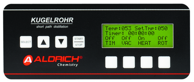 Aldrich&#174; Kugelrohr&#8482; short-path distillation apparatus AC/DC input 230 V AC, European 2-pin plug