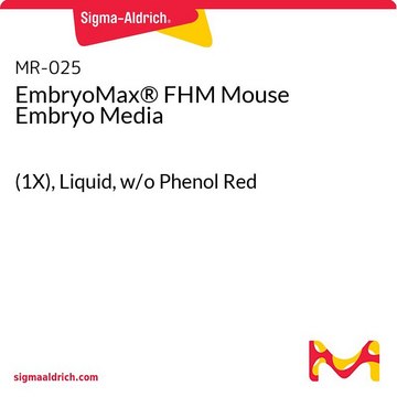 EmbryoMax&#174; FHM Mouse Embryo Media (1X), Liquid, w/o Phenol Red