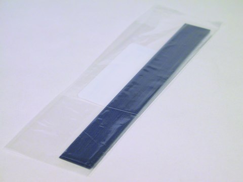 GE spacers L × W × thickness 2 cm × 16 cm × 0.75 mm