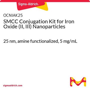 SMCC Conjugation Kit for Iron Oxide (II, III) Nanoparticles 25&#160;nm, amine functionalized, 5&#160;mg/mL