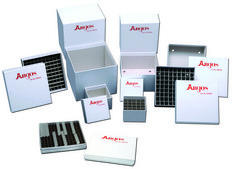 PolarSafe™ Cardboard Freezer Box with 196 place divider for PCR tubes