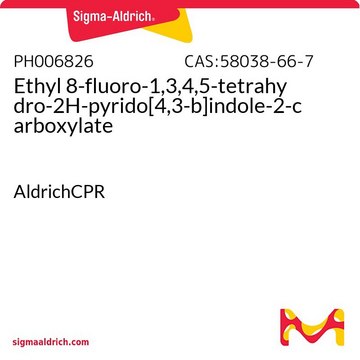 Ethyl 8-fluoro-1,3,4,5-tetrahydro-2H-pyrido[4,3-b]indole-2-carboxylate AldrichCPR