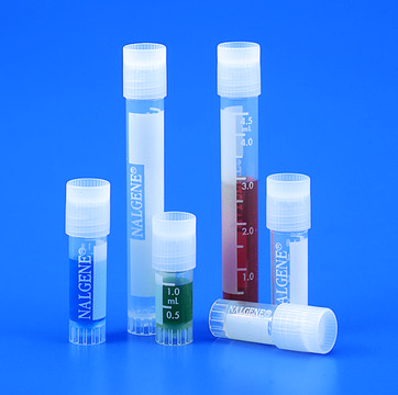 Nalgene&#174; cryogenic vials capacity 1.2&#160;mL, External threads, sterile; irradiated