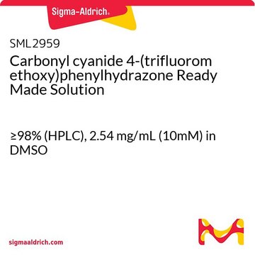 Carbonyl cyanide 4-(trifluoromethoxy)phenylhydrazone Ready Made Solution &#8805;98% (HPLC), 2.54 mg/mL (10mM) in DMSO