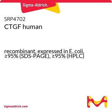 CTGF human recombinant, expressed in E. coli, &#8805;95% (SDS-PAGE), &#8805;95% (HPLC)