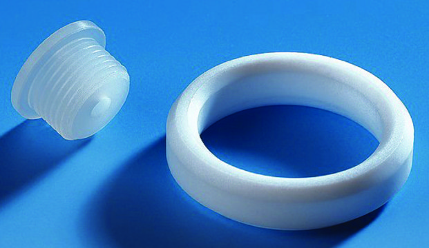 Microfilter connector assembly with Luer cone for BRAND&#174; Dispensette&#174; polypropylene, air vent cap &amp; seal