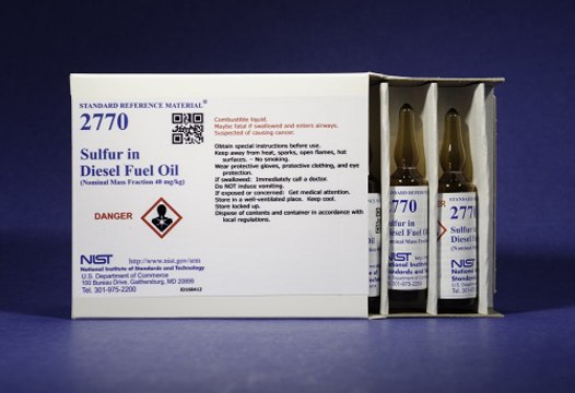 Sulfur in diesel fuel oil NIST&#174; SRM&#174; 2770, (40 mg/kg)