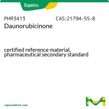 Daunorubicinone certified reference material, pharmaceutical secondary standard