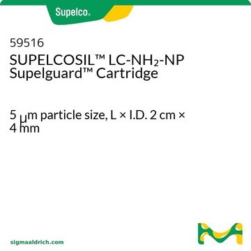 SUPELCOSIL&#8482; LC-NH2-NP Supelguard 柱芯 5&#160;&#956;m particle size, L × I.D. 2&#160;cm × 4&#160;mm