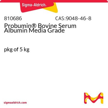 Probumin&#174; Bovine Serum Albumin Media Grade pkg of 5&#160;kg