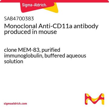 Monoclonal Anti-CD11a antibody produced in mouse clone MEM-83, purified immunoglobulin, buffered aqueous solution