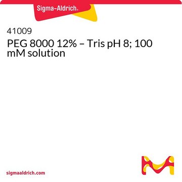 PEG 8000 12% – Tris pH 8; 100 mM solution