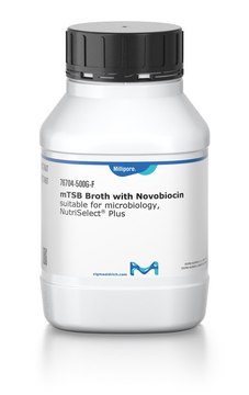 modified Tryptic Soy Broth- Dehydrated Culture Media NutriSelect&#174; Plus, novobiocin, according to ISO 16654:2001, powder, selective for enterovirulent E. coli (EEC)