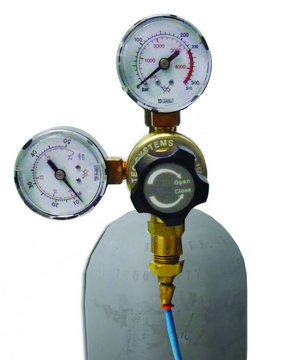 Optional CO2 gas regulator for MyTemp&#8482; Mini CO2 digital incubator