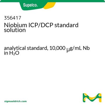 铌 ICP/DCP 标准溶液 analytical standard, 10,000&#160;&#956;g/mL Nb in H2O