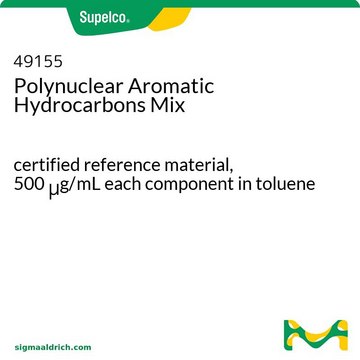 Polynuclear Aromatic Hydrocarbons Mix certified reference material, 500&#160;&#956;g/mL each component in toluene