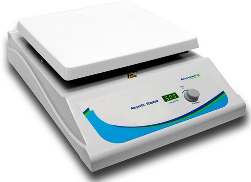 Benchmark 10 x 10 inch Magnetic Stirrer AC/DC input 230 V, UK plug