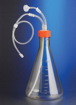 Corning&#174; Erlenmeyer flasks capacity 2&#160;L, sterile, flat bottom, 2 port, no vent