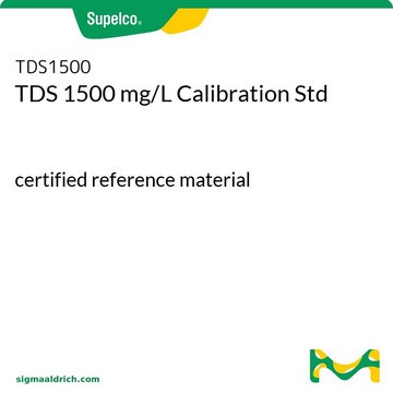 TDS 1500 mg/L Calibration Std certified reference material