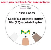 Lead(II)acetate paper roll L 4.8 m, MQuant®