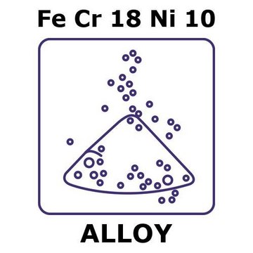 不锈钢-AISI 304 合金，FeCr18Ni10 powder, 45micron max. particle size, 200g