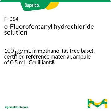 邻全氟芬太尼标准液 盐酸盐 溶液 100&#160;&#956;g/mL in methanol (as free base), certified reference material, ampule of 0.5&#160;mL, Cerilliant&#174;