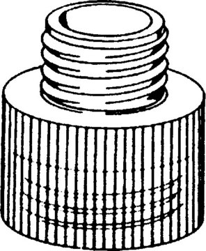 Optifix&#174; PTFE thread adapter neck thread size GL 40