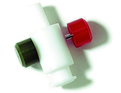 Push Button Valve for use with Hamilton TLL syringes