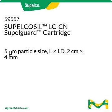 SUPELCOSIL&#8482; LC-CN Supelguard&#8482; Cartridge 5&#160;&#956;m particle size, L × I.D. 2&#160;cm × 4&#160;mm