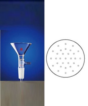 Synthware™ filter funnel with perforated plate joint: ST/NS 24/40, plate O.D. 90 mm