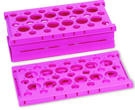 Pop-Up tube rack pink