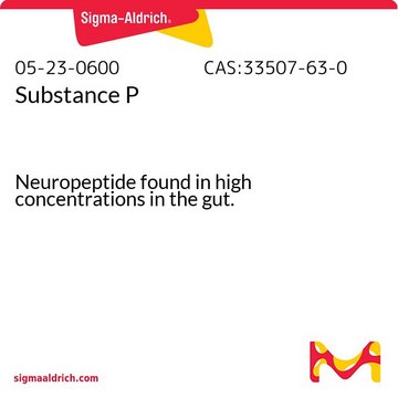 Substance P Neuropeptide found in high concentrations in the gut.