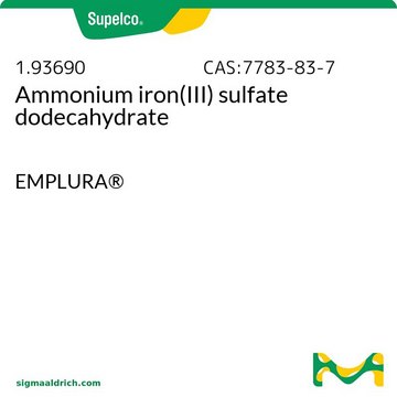 Ammonium iron(III) sulfate dodecahydrate EMPLURA&#174;