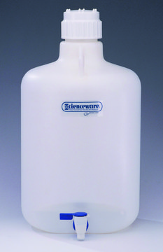 Polypropylene carboy with spigot size 20&#160;L