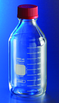 Corning&#174; pyrex&#174; media bottle capacity 500&#160;mL, with PBT high temperature caps