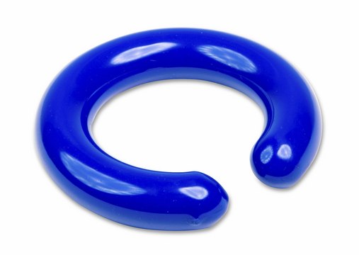 Vinyl-Coated Lead Ring ("C" shape) fits beaker size, 500 to 2000 mL, blue