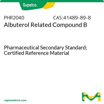 Albuterol Related Compound B Pharmaceutical Secondary Standard; Certified Reference Material