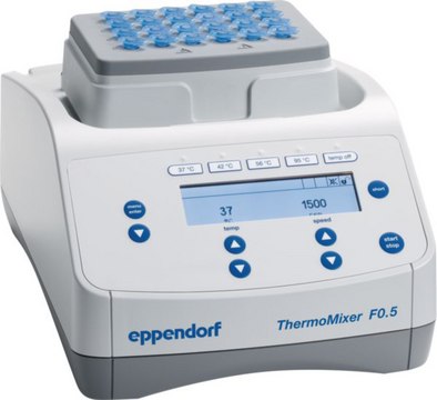 Eppendorf&#174; ThermoMixer&#174; F0.5 with thermal block for 24 reaction vessels 0.5 mL, AC/DC input 220 - 240 V, 50/60 Hz (EU)