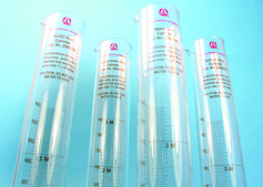 Aldrich® Molarmatic® measuring cylinders for sulfuric acid, 1-3 M, Class A, calibrated to contain, volume 350 mL