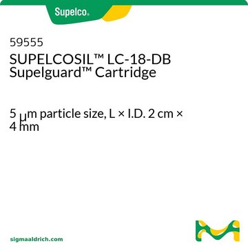 SUPELCOSIL&#8482; LC-18-DB Supelguard 柱芯 5&#160;&#956;m particle size, L × I.D. 2&#160;cm × 4&#160;mm