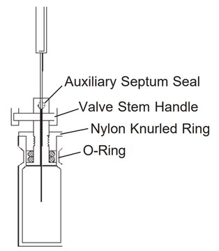 Mininert&#174; Valve for use with 20&nbsp;mm crimp seal, pkg of 12&#160;ea