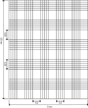 BRAND&#174; counting chamber BLAUBRAND&#174; Malassez pattern without clips, double ruled