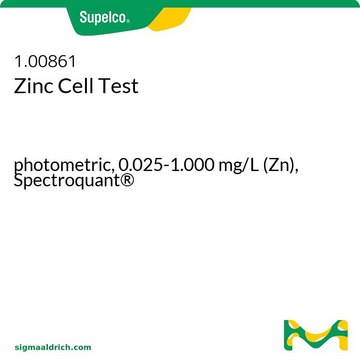 锌测试预装试剂 photometric, 0.025-1.000&#160;mg/L (Zn), Spectroquant&#174;