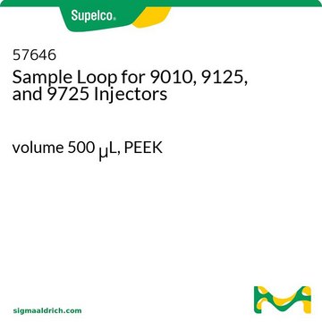 Sample Loop for 9010, 9125, and 9725 Injectors volume 500&#160;&#956;L, PEEK