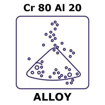 Chromium/Aluminum powder, Cr80%/Al20%, 300 max. part. size (micron), weight 20&#160;g