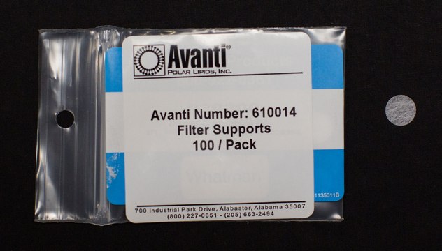 Filter Support Avanti Polar Lipids