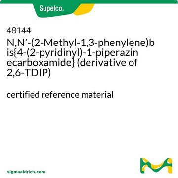 N,N′-(2-甲基-1,3-亚苯基)双{4-(2-吡啶基)-1-哌嗪甲酰胺}（2,6-TDIP 的衍生物） certified reference material