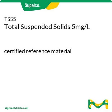 Total Suspended Solids 5mg/L certified reference material