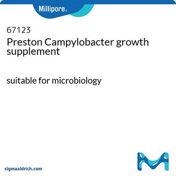 Preston Campylobacter growth supplement suitable for microbiology